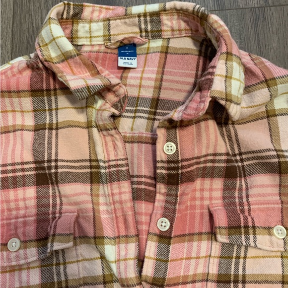 Maternity flannel shirt (M) - Picture 2 of 2